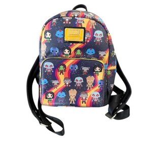 Loungefly Marvel Guardians Of The Galaxy Chibi Mini Backpack DEFECT Flaw NWOT